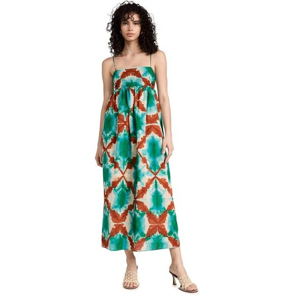 Rails Lucille Kaleidoscope Dress NWOT size XXL earth tones maxi vacation resort - Picture 1 of 6
